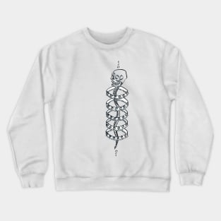 Skull Snake Rings Crewneck Sweatshirt